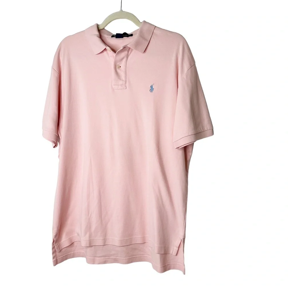 Polo Ralph Lauren Classic Polo Golf Shirt in Carmel Pink Size Large
